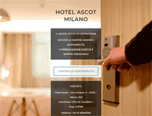 Tablet Screenshot of hotelascotmilano.it